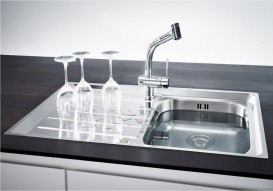 Мийка для кухні Franke Neptune Plus NPX 611 врізна чаша справа нержавіюча сталь полірована 101.0068.360