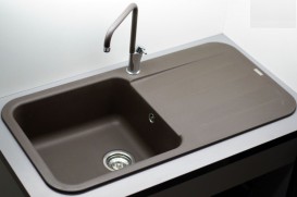 Мойка для кухни Franke Pebel PBG 611-97 врезная оборотная Fragranite шоколад 114.0258.071