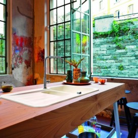 Мийка для кухні Franke Pebel Pebel PBG 651 врізна зворотний Fragranite ваніль 114.0306.748