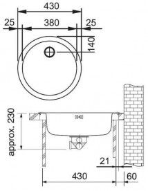 Мойка для кухни Franke Ronda RAX 610- 38і врезная нержавеющая сталь полированная 101.0381.767