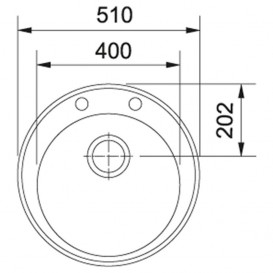 Мийка для кухні Franke Ronda ROG 610 врізна кругла Fragranite ваніль 114.0381.021