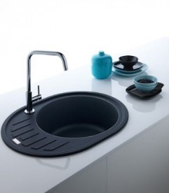 Мойка для кухни Franke Ronda ROG 611-62 врезная оборотная Fragranite шторм 114.0381.076