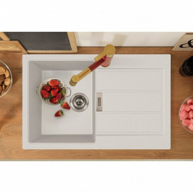 Мийка для кухні Franke Sirius 2.0 S2D 611-78 78х50 см Tectonite білий  143.0621.332