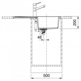 Мойка для кухни Franke Sirius 2.0 S2D 611-78 78х50 см Tectonite бежевый 143.0671.744