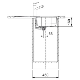 Мийка для кухні Franke Spark SKL 611-78 нержавіюча сталь декор 101.0716.715