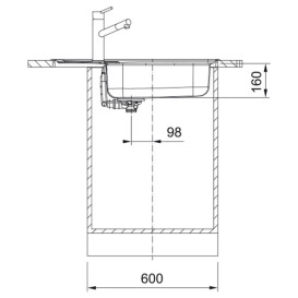 Мийка для кухні Franke Spark SKL 611-78 XL нержавіюча сталь декор 101.0716.716