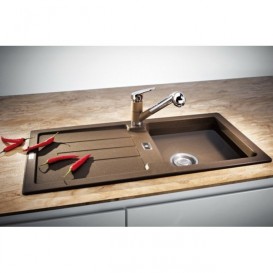 Мийка для кухні Franke Strata STG 614-78 врізна зворотний Fragranite шоколад 114.0327.904