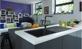 Мийка для кухні Franke Urban UBG 611-100 XL 100х50 см Fragranite Black Edition 114.0699.232