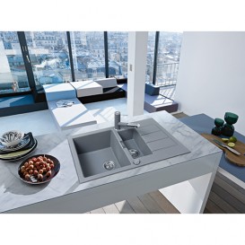 Мийка для кухні Franke Urban UBG 651-78 врізна зворотний Fragranite сірий камінь 114.0574.992