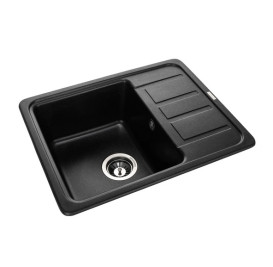 Мойка для кухни Granado Alanis 57,4х46 см наногранит black shine 2701