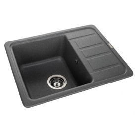 Мойка для кухни Granado Alanis 57,4х46 см наногранит графит 2709