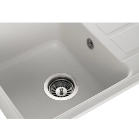 Мийка для кухні Granado Alanis 57,4 х46 см нанограніт white 2705