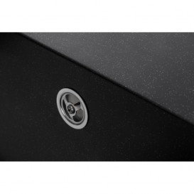 Мийка для кухні Granado Alicante врізна 78х49,5 см нанограніт black shine 2401