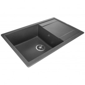 Мийка для кухні Granado Alicante врізна 78х49,5 см нанограніт grafito 2409