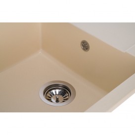 Мийка для кухні Granado Alicante врізна 78х49,5 см нанограніт ivory 2404