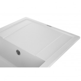 Мойка для кухни Granado Alicante врезная 78х49,5 см наногранит white 2405