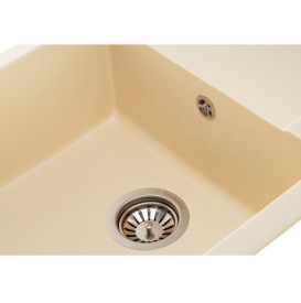 Мийка для кухні Granado Almeria 77,5х49 см нанограніт ivory 3104