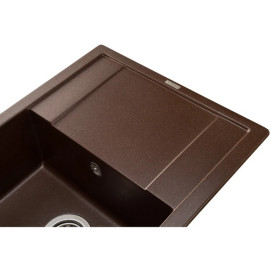Мойка для кухни Granado Almeria 77,5х49 см наногранит marron 3106
