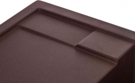 Мийка для кухні Granado Altea врізна 61х49,5 см нанограніт marron 1306