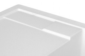 Мийка для кухні Granado Altea врізна 61х49,5 см нанограніт white 1305