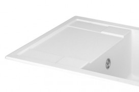 Мийка для кухні Granado Altea врізна 61х49,5 см нанограніт white 1305