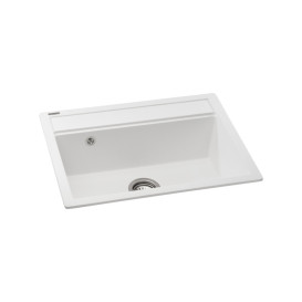 Мойка для кухни Granado Artes 65х49,7 см наногранит white gr3605