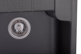 Мойка для кухни Granado Avila врезная 60,2х48,8 см наногранит black shine 0501