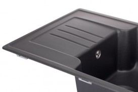 Мойка для кухни Granado Avila врезная 60,2х48,8 см наногранит black shine 0501