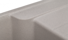 Мойка для кухни Granado Avila врезная 60,2х48,8 см наногранит gris 0508