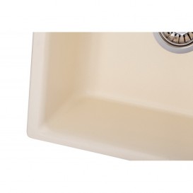 Мийка для кухні Granado Avila врізна 60,2х48,8 см нанограніт ivory 0504