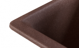 Мийка для кухні Granado Avila врізна 60,2х48,8 см нанограніт marron 0506