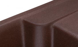 Мийка для кухні Granado Avila врізна 60,2х48,8 см нанограніт marron 0506