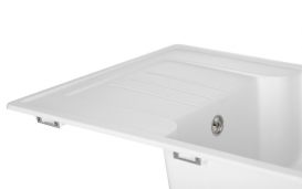 Мийка для кухні Granado Avila врізна 60,2х48,8 см нанограніт white 0505