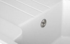 Мийка для кухні Granado Avila врізна 60,2х48,8 см нанограніт white 0505