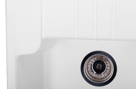 Мийка для кухні Granado Avila врізна 60,2х48,8 см нанограніт white 0505