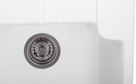 Мийка для кухні Granado Avila врізна 60,2х48,8 см нанограніт white 0505