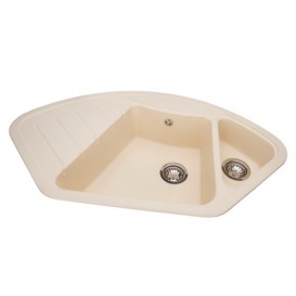Мойка для кухни Granado Barcelona врезная 100х57 см наногранит ivory 1104