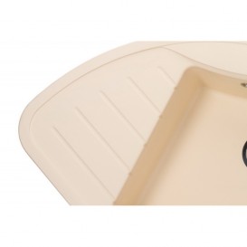 Мойка для кухни Granado Barcelona врезная 100х57 см наногранит ivory 1104