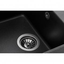 Мойка для кухни Granado Blanos врезная 68х50 см наногранит black shine 2501