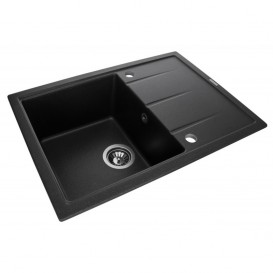 Мойка для кухни Granado Blanos врезная 68х50 см наногранит black shine 2501