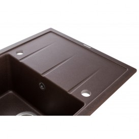Мойка для кухни Granado Blanos врезная 68х50 см наногранит marron 2506