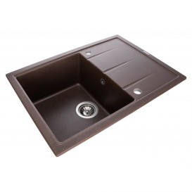 Мойка для кухни Granado Blanos врезная 68х50 см наногранит marron 2506