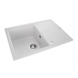 Мойка для кухни Granado Blanos врезная 68х50 см наногранит white 2505