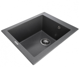 Мийка для кухні Granado Cadiz прямокутна 41х50 см нанограніт grafito 2309
