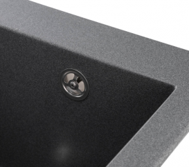 Мийка для кухні Granado Cadiz прямокутна 41х50 см нанограніт grafito 2309