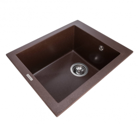 Мойка для кухни Granado Cadiz прямоугольная 41х50 см наногранит marron 2306