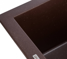 Мойка для кухни Granado Cadiz прямоугольная 41х50 см наногранит marron 2306