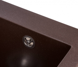 Мойка для кухни Granado Cadiz прямоугольная 41х50 см наногранит marron 2306