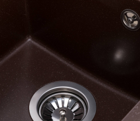Мойка для кухни Granado Cadiz прямоугольная 41х50 см наногранит marron 2306