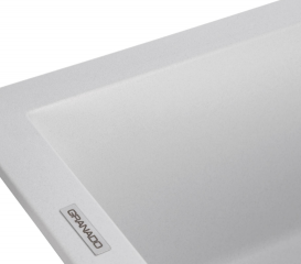 Мойка для кухни Granado Cadiz прямоугольная 41х50 см наногранит white 2305